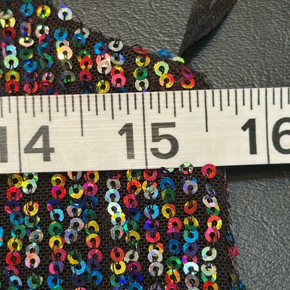 Altar'd State Black Multicolor Sequin Camisole - Picture 8 of 14